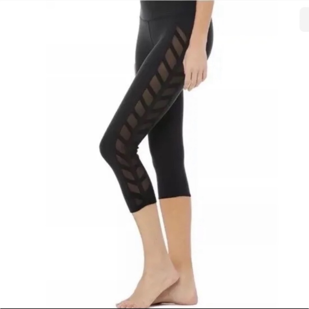 Alo Cropped leggings Mesh leg